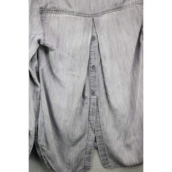 Cloth and Stone Anthropologie Long Sleeve Button Up-XS-Button Back-BOHO - Picture 9 of 10